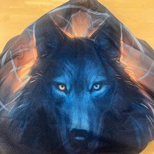 Wolf Throw Blanket double sided 40 x 58 inches